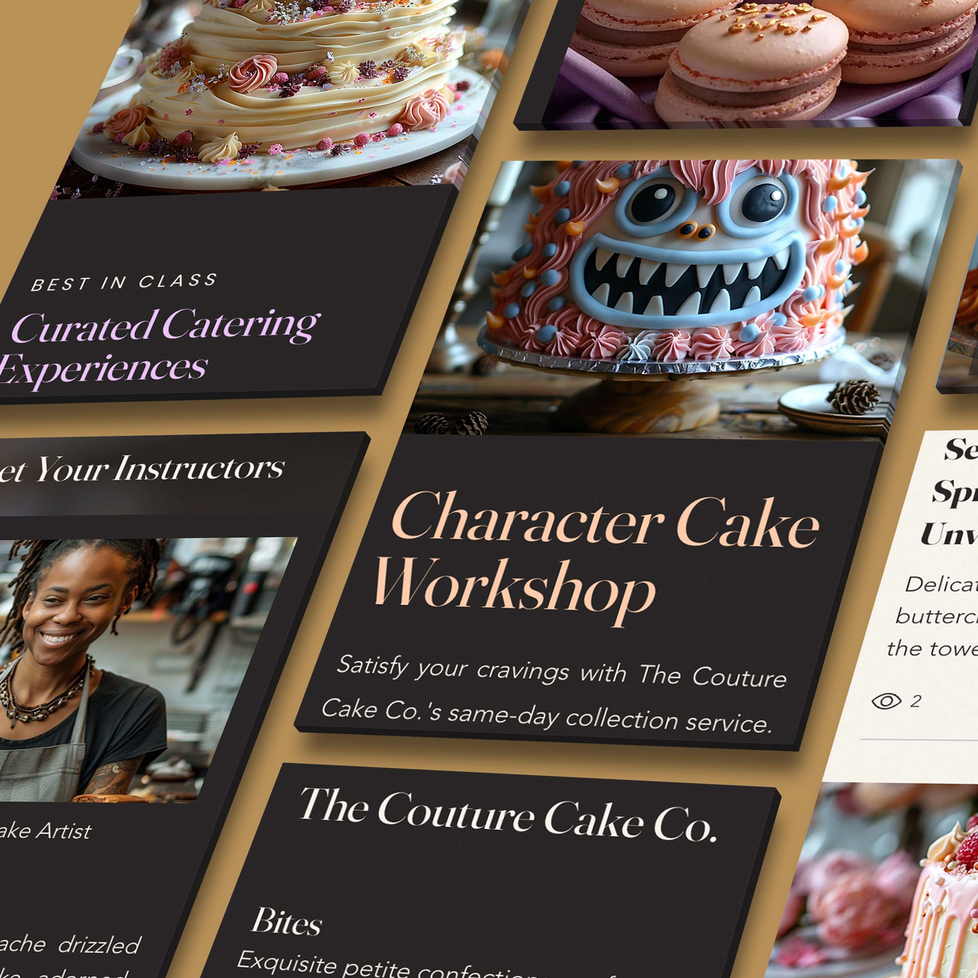 Wix template for artisan bakeries
