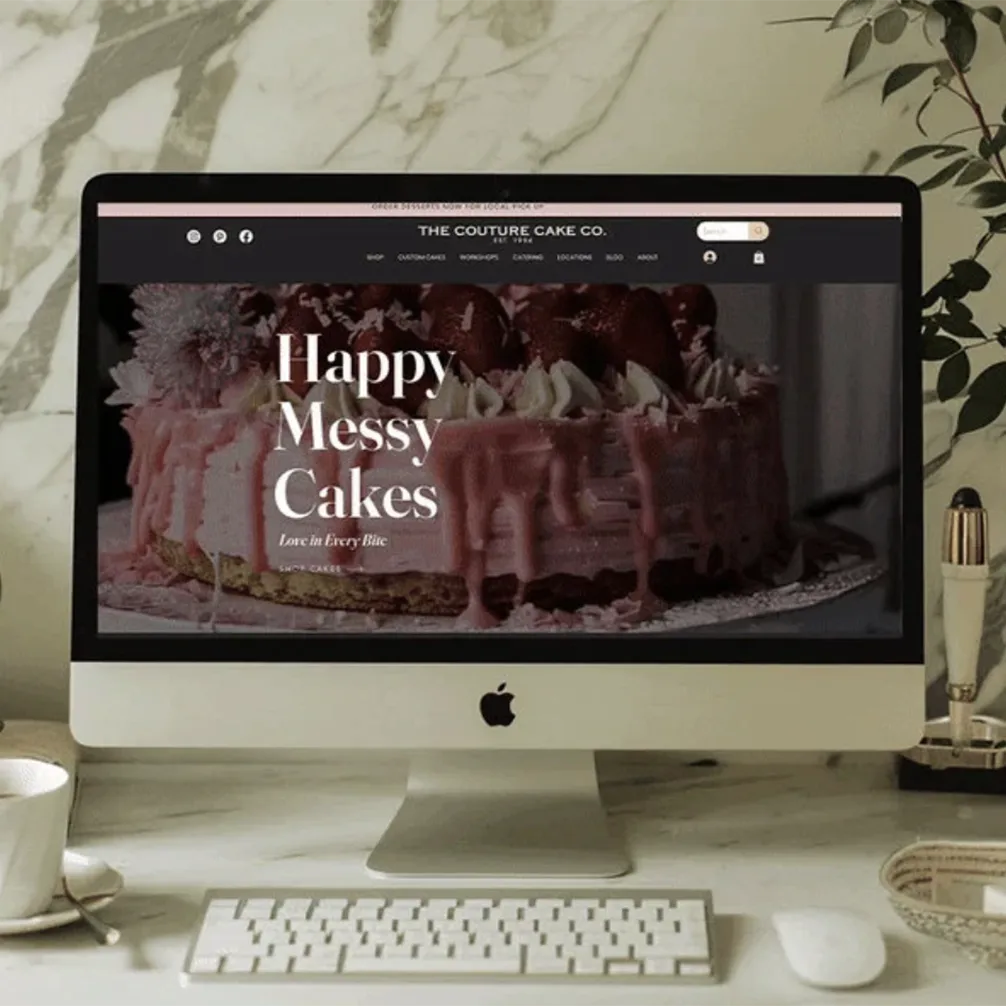 Couture Cakes . Wix Template for Bakeries, Restaurants, Cafés + Catering Businesses - Image 3