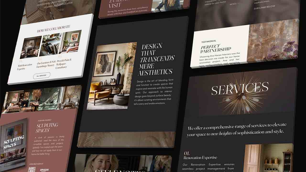 Wix Editor Template for Creative Services