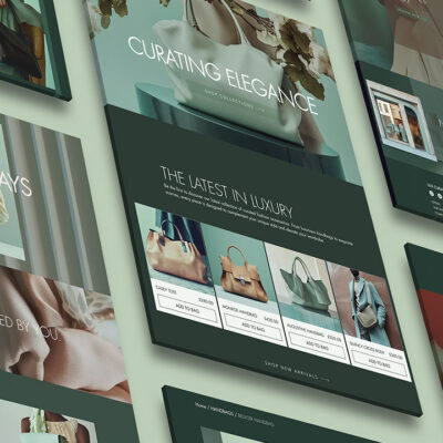 Lux Curator . Wix Website Template for Fashion, Lifestyle, Accesories