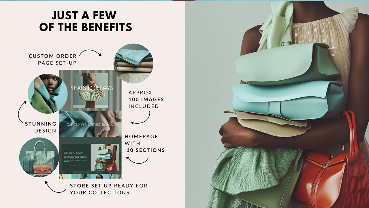 Lux Curator . Wix Website Template for Fashion, Lifestyle, Accesories - Image 5