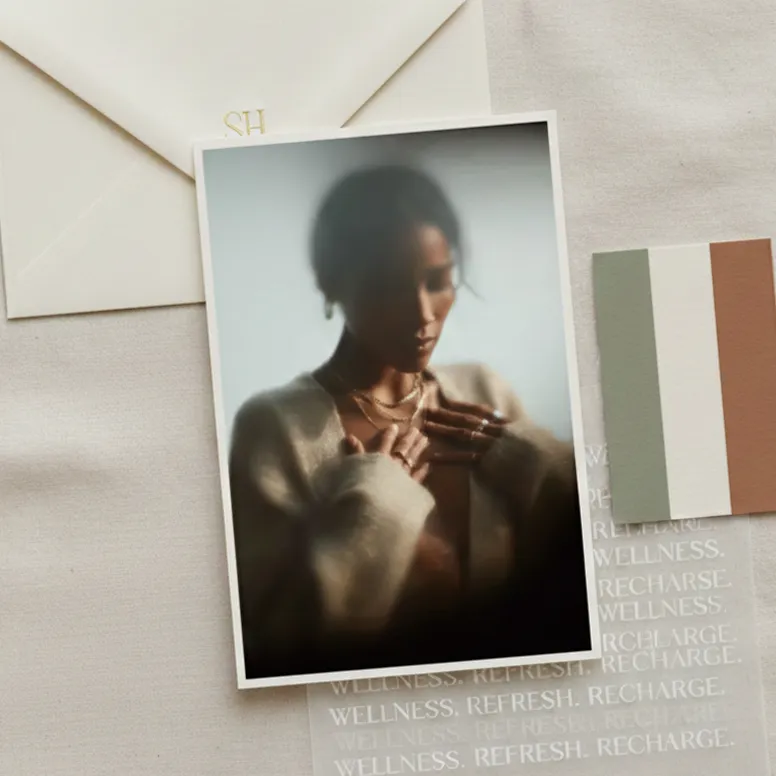 stock image on a postcard