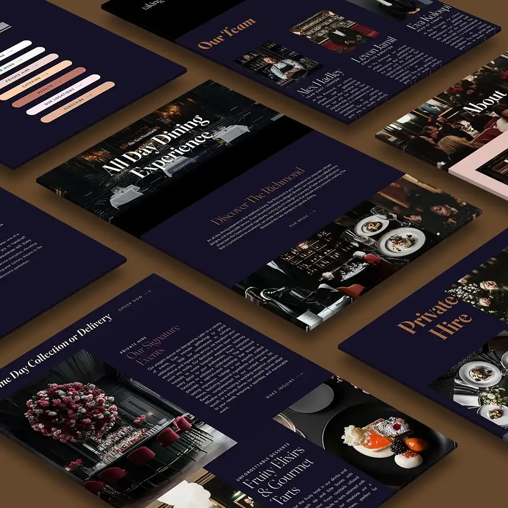 Luxury Wix Restaurant Template