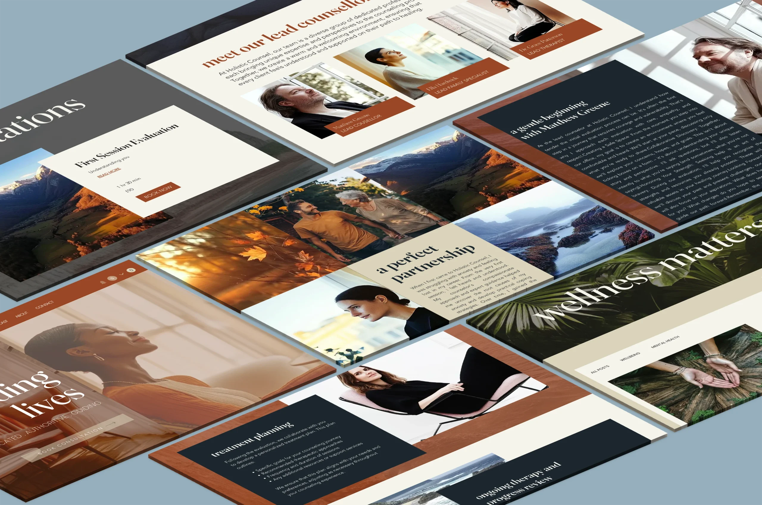 Holistic Counselling . Wix Template for Wellness Healing Practitioners, Therapists and Teachers - Image 3